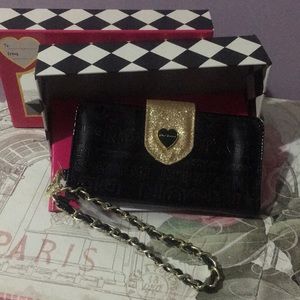 Betsey Johnson Celly Wallet Wristlet NWT
